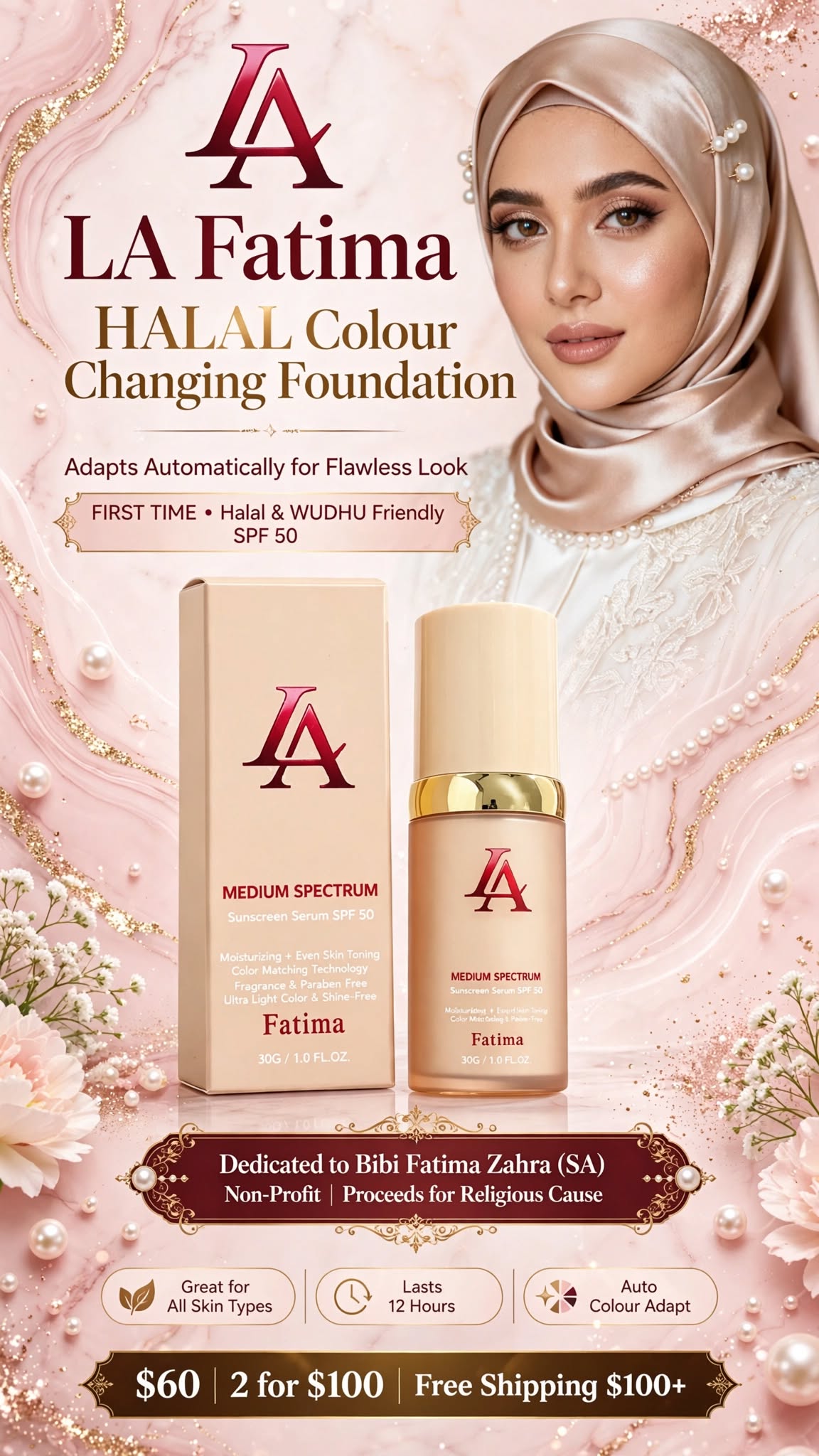 Colour Changing Foundation (Halal)