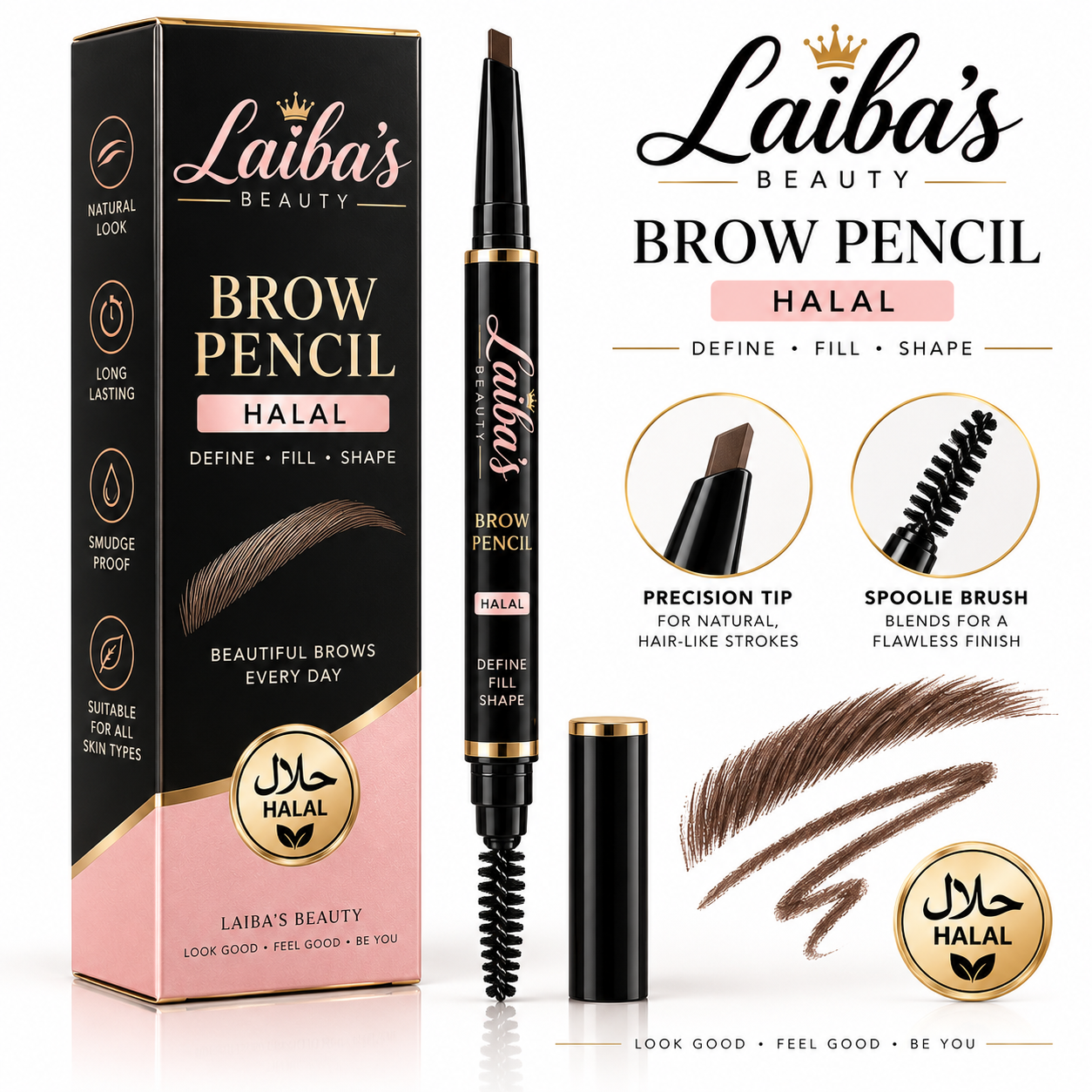 Laiba's Brow Pencil (Halal)